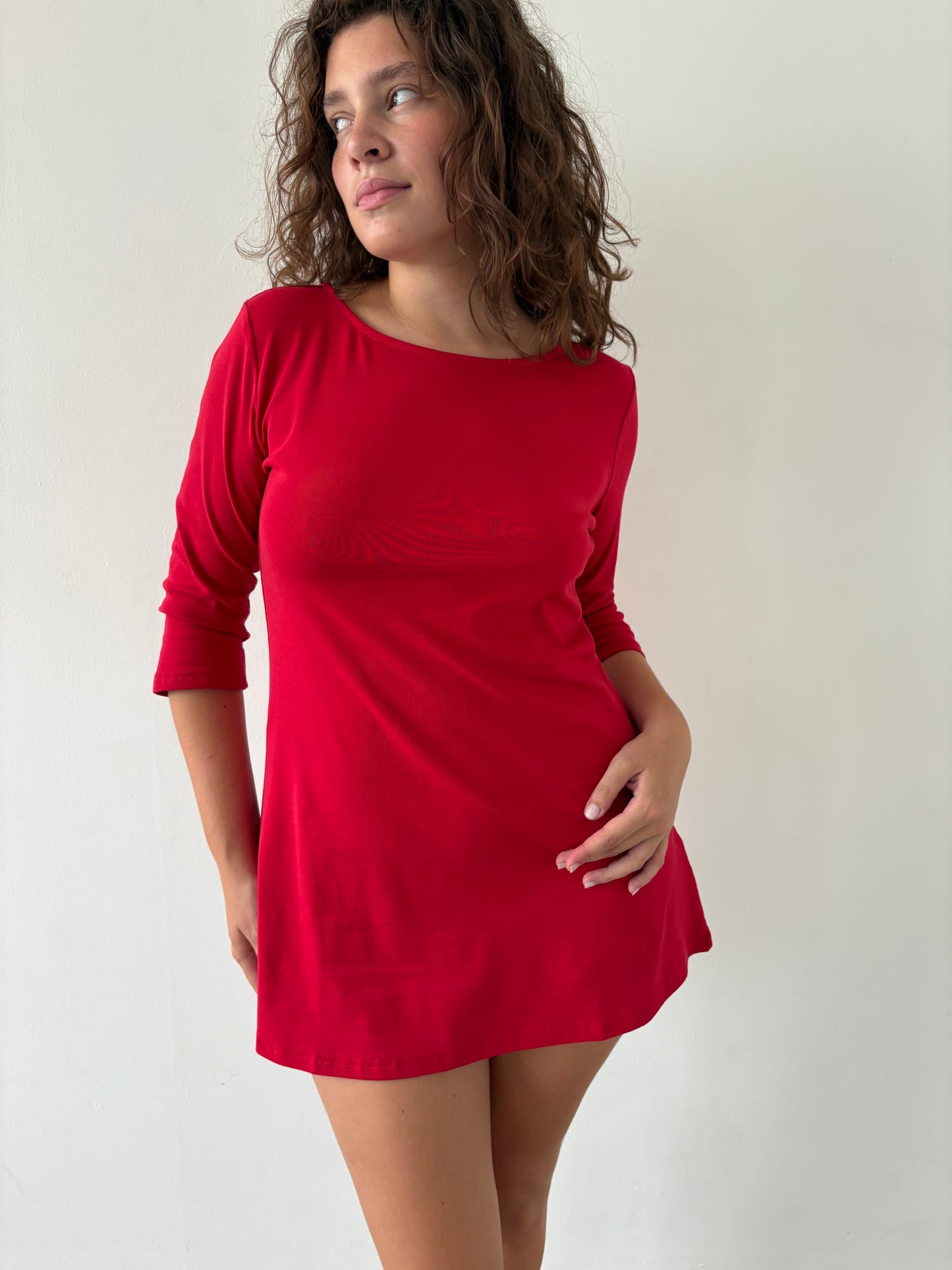 The Ottoline Dress - Red