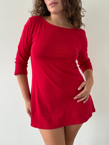 The Ottoline Dress - Red