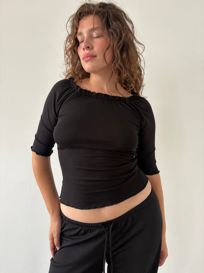 The Mila Top - Black