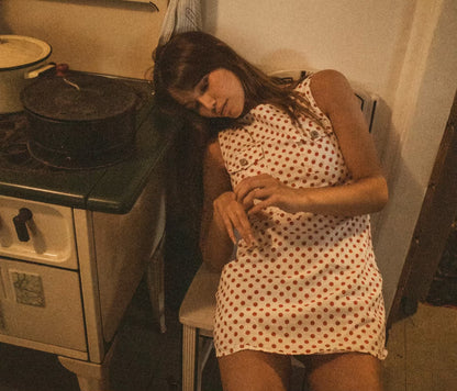 The Paloma Dress- Red Polka Dot