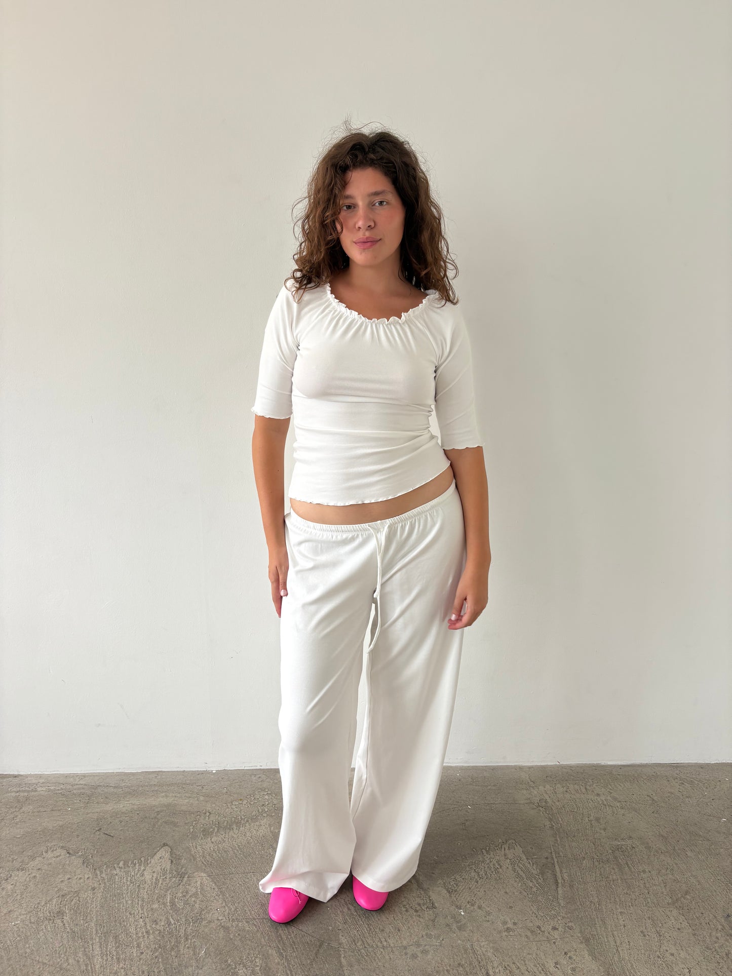 The Camille Trousers - White