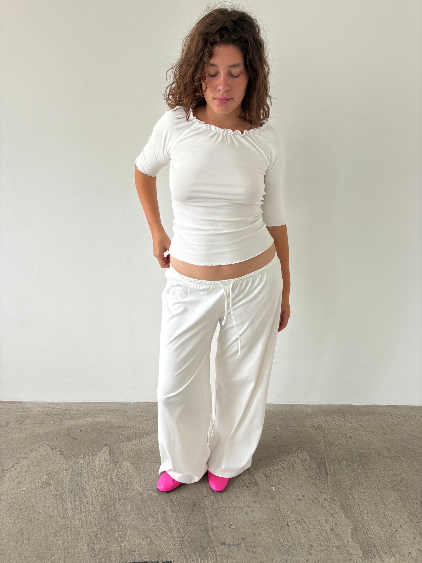 The Camille Trousers - White