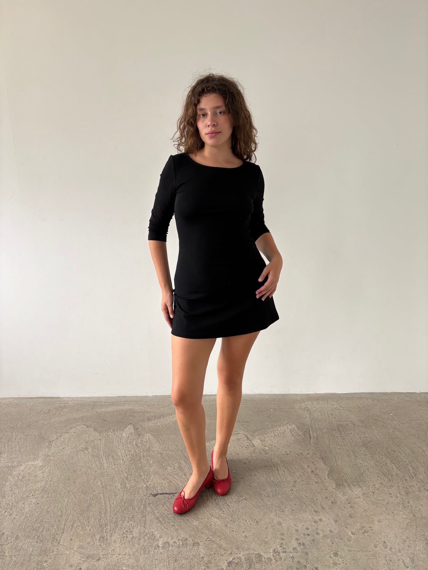 The Ottoline Dress (TALL) - Black