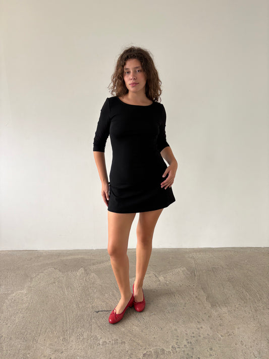 The Ottoline Dress (TALL) - Black