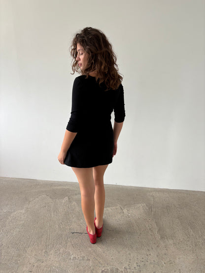 The Ottoline Dress (TALL) - Black