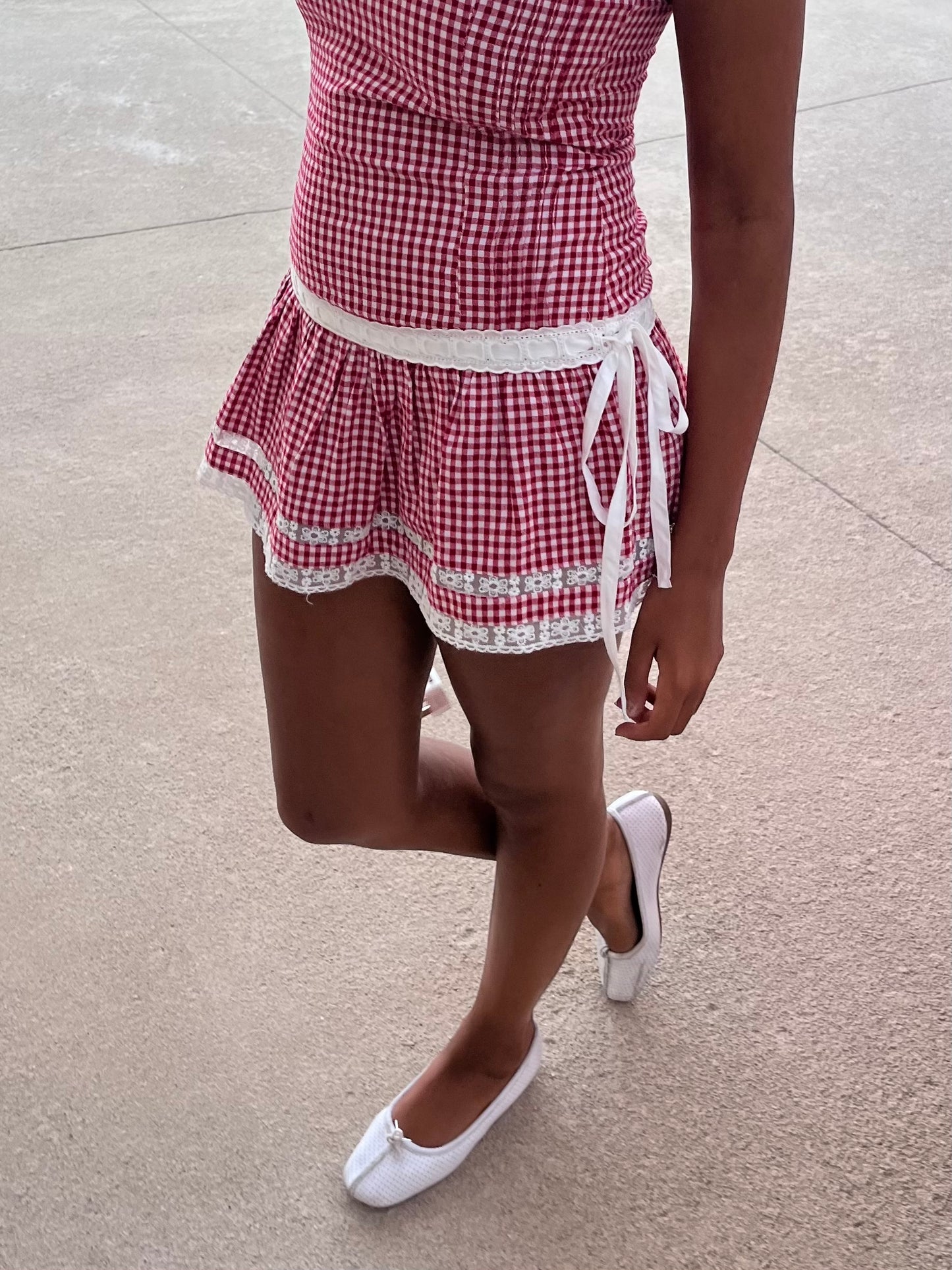 The Luna Dress- Red Gingham