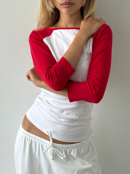 The Sadie Long Sleeve - Red