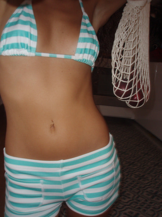 The Tropicana Bikini Top - Blue