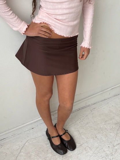 The Isla Skort - Brown