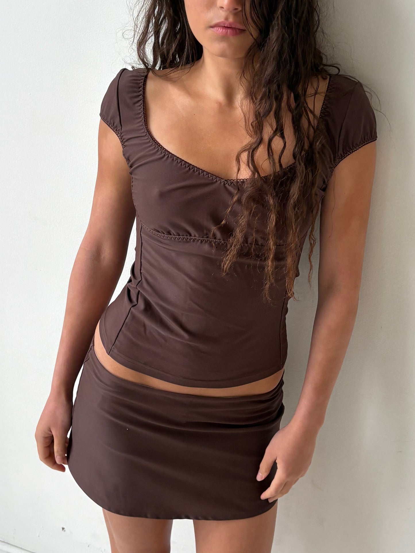 The Isla Skort - Brown