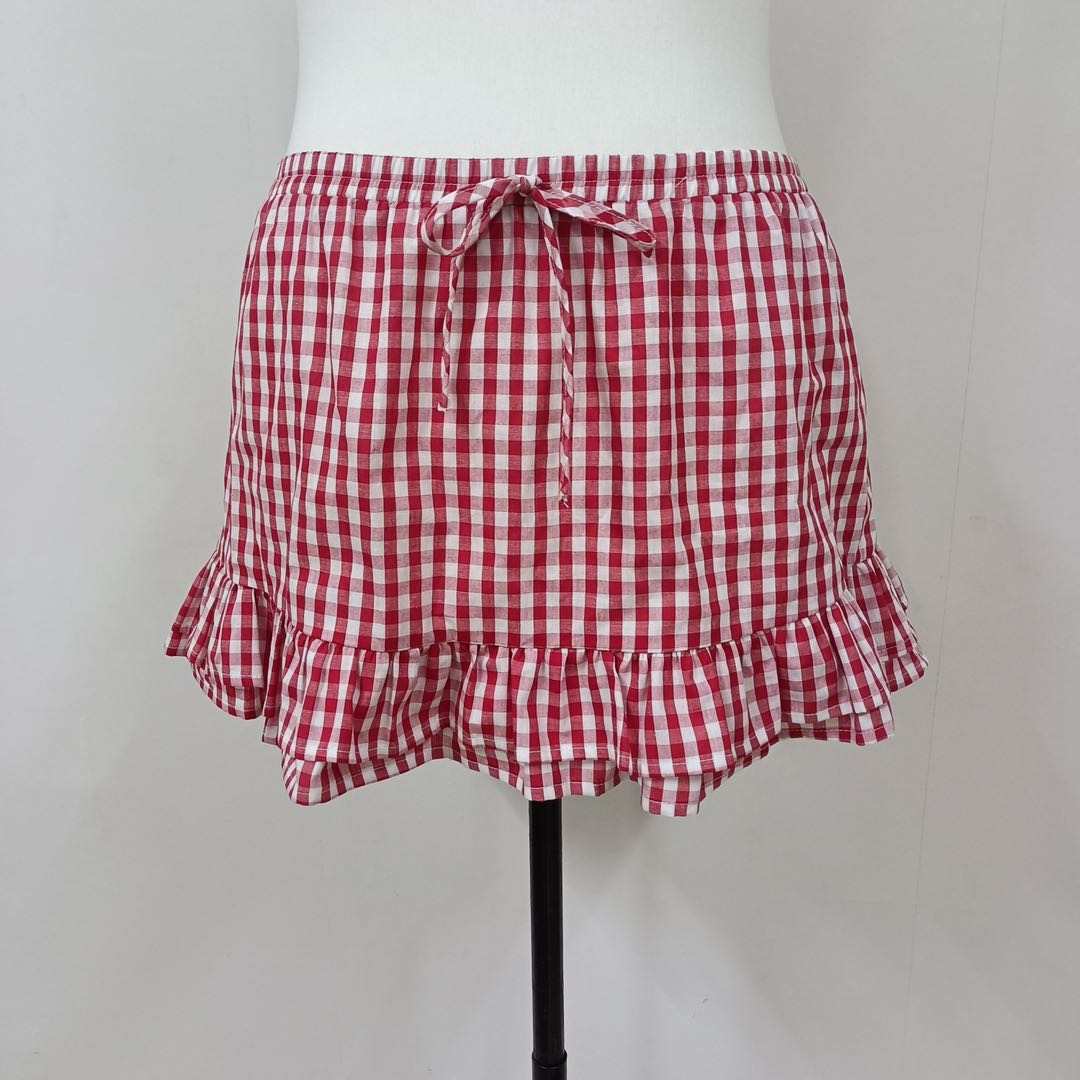 The Bonnie Mini Skirt- Red