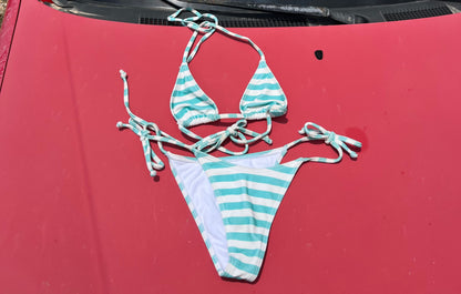 The Tropicana Bikini Top - Blue