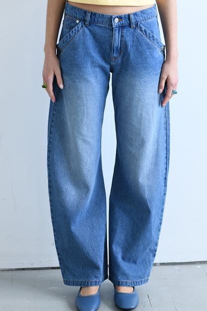 The Maria Buckle Back Jean - Fade Wash